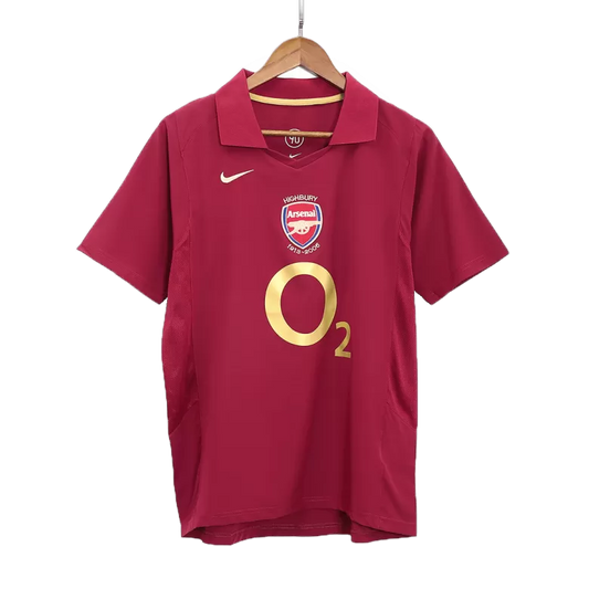 Arsenal 05/06 Home Maroon Retro Jersey